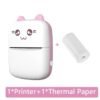 Portable Mini Printer | Compatible with iOS & Android | Wireless Bluetooth Thermal Printing | Great for Printing Text Messages,