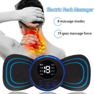 Tens Units EMS Mini Massager,Muscle Stimulator Full Body Relaxation Machine Rechargeable Device for Legs Back Neck Pain Relief Electromagnetic Therapy For Unisex