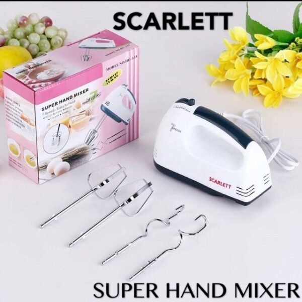 Scarlet electric super hand mixer egg bitter