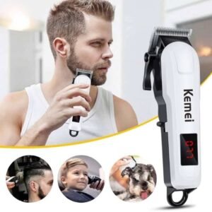 Kemei 809A AC/DC Rechargeable Professional Hair and Beard Trimmer for Men