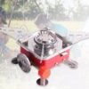 Foldable Mini Outdoor Camping Gas Stove for Compact Travel Gas Burner with gas can