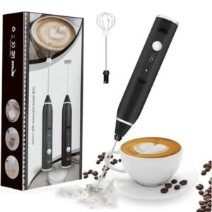 Rechargeable Portable Electric Egg Beater for Home Baking, Coffee, Cake Mixer, Handheld Cooking Stick, Handheld Type
